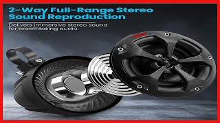 Pyle PLUTV41BK 2-Way Dual Waterproof Off-Road Speakers, 4 Inch 800 Watt Marine Grade Wakeboard Tower