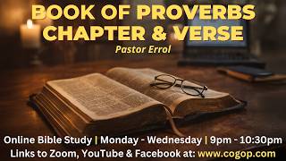 Proverbs Chapter 15 | Online Bible Study - Chapter & Verse | Monday 21 September 2026