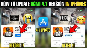 How to Update Bgmi 4.1 Version In IPhones | Bgmi 4.1 Update Not Show Apple store In IPhones