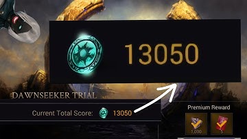 12K+++ POINT IN DAWNSEEKER TRIAL??!! #1 [Shadow Hunter : Lost World Premium]