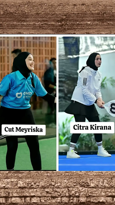 Main padel tetap stylish meski berhijab  #viralvideo #aurelhermansyah #beritaviral #hijab