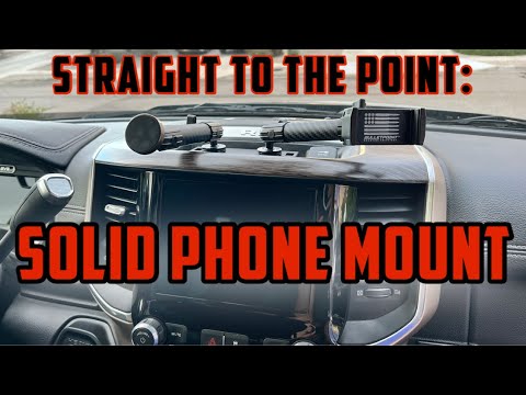 Best phone mount for your Ram, Jeep, Ford, Chevy, Toyota and GMC? - YouTube