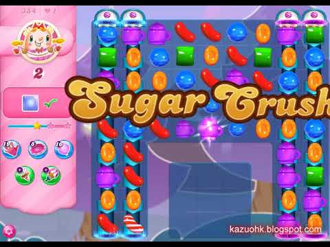 Candy Crush Saga Level 384 (NO boosters)