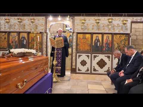 معليا كلمة الاب الياس عبد في جنازة المربية جانيت متى ام امير 15 11 2025 زهير متى موقع جبلنا