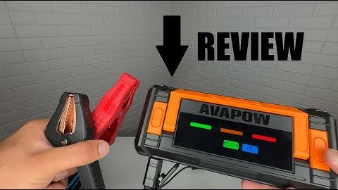 AVAPOW Battery Jump Starter Review!