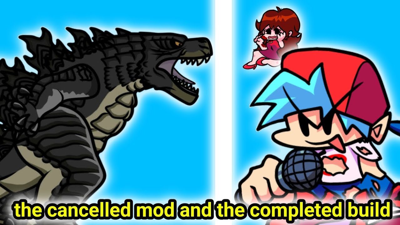 FRIDAY NIGHT FUNKIN' VS GODZILLA! (CANCELLED AND RESTORED PLAYABLE BUILD! + Godzilla mix)