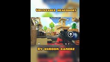 #kuboom ubliveable headshort by kuboom gamerz #kuboomgameplay #kuboommontage