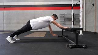 High plank walk ups