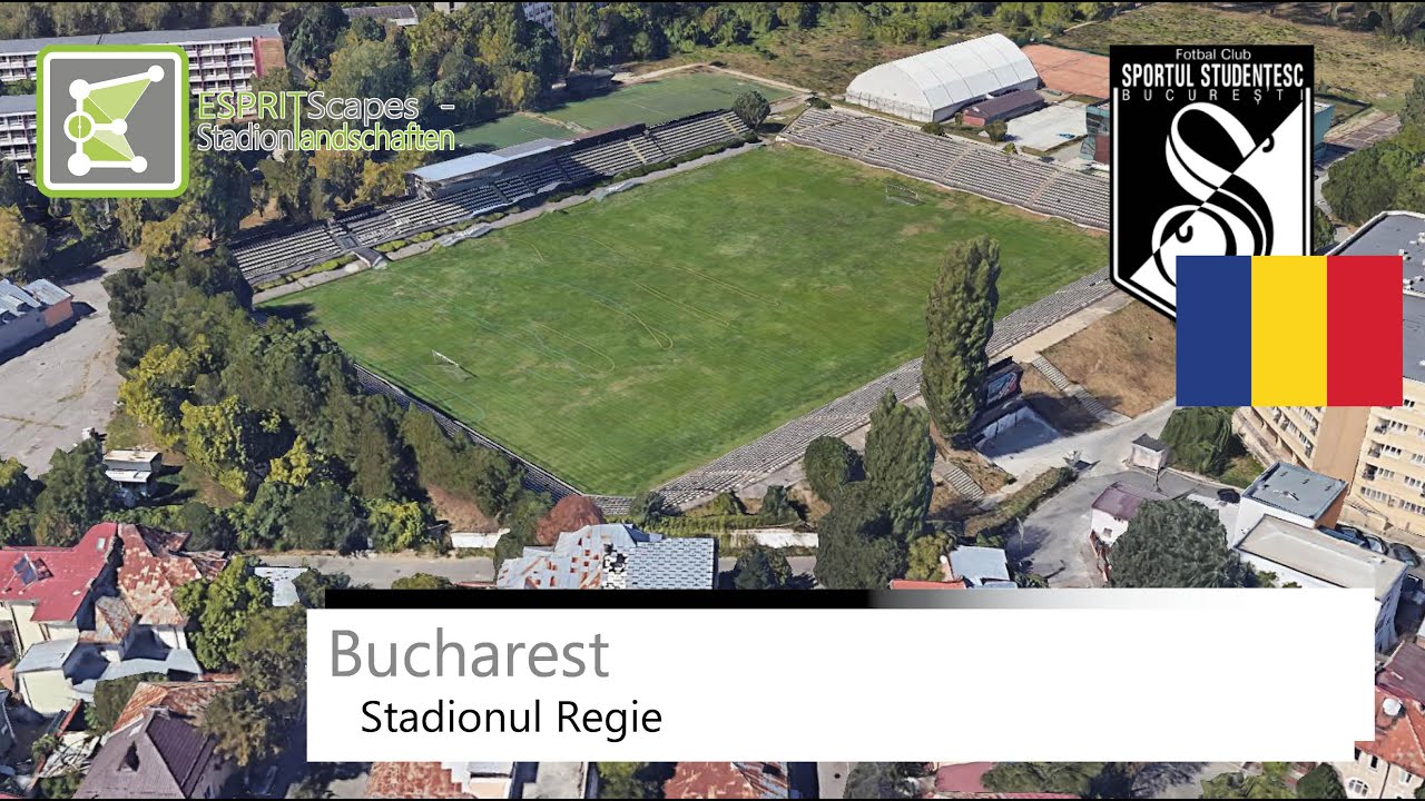 Stadionul Regie | FC Sportul Studențesc București | Google Earth | 2017