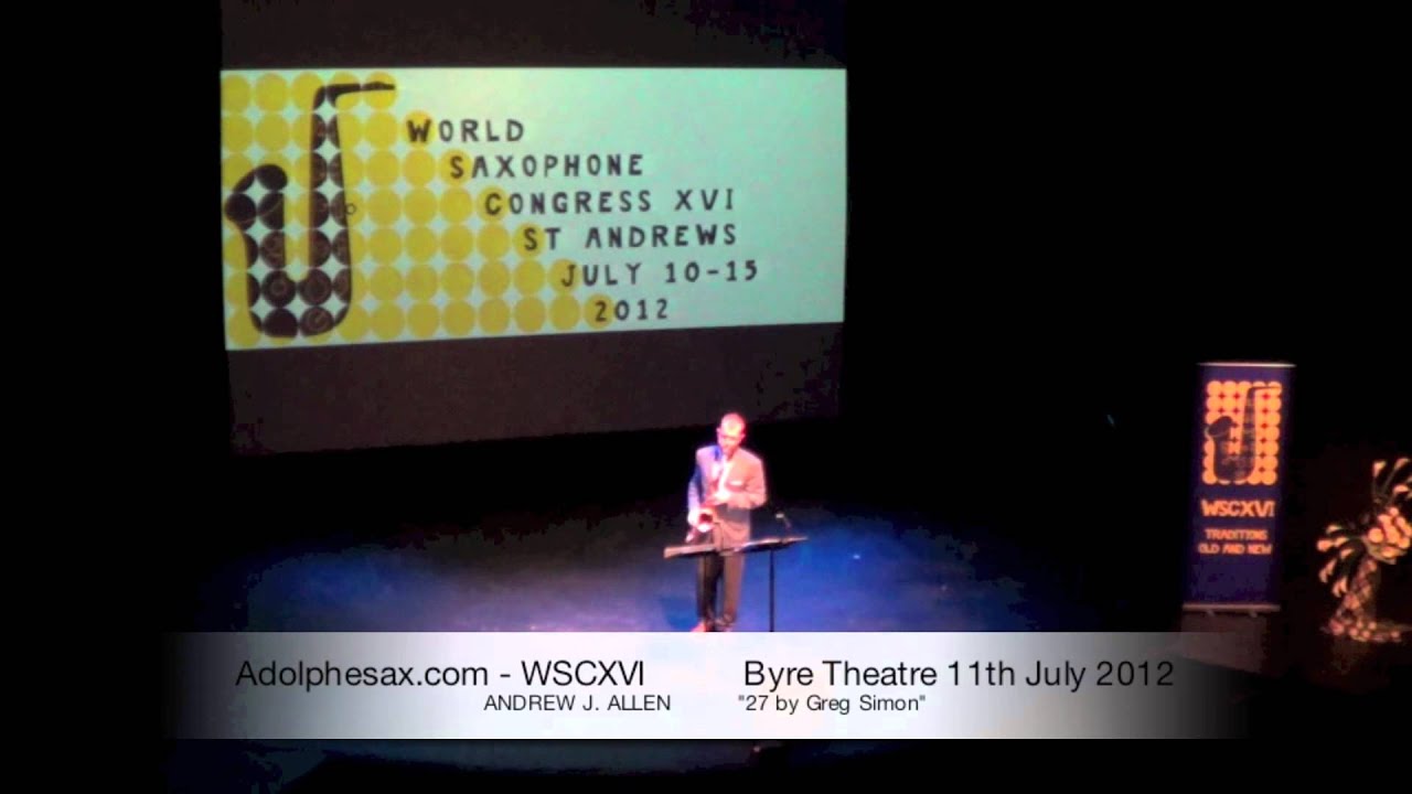 WSCXVI ANDREW J. ALLEN  - 27 by Greg Simon