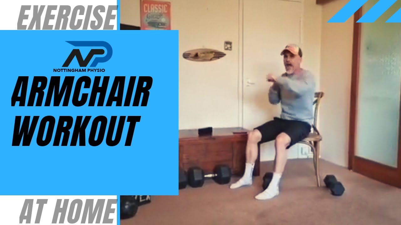 15 minutes Armchair Exercises for Beginner Senior Population YouTube