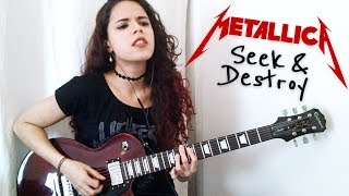 Video thumbnail of "Metallica - Seek & Destroy Guitar Cover | Noelle dos Anjos"