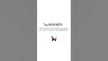 قال رب لم حشرتني اعمى ✨سورة طه ✨ طارق محمد ✨ كروما قرآن كريم خلفية بيضاء white ground 🤍 #quran