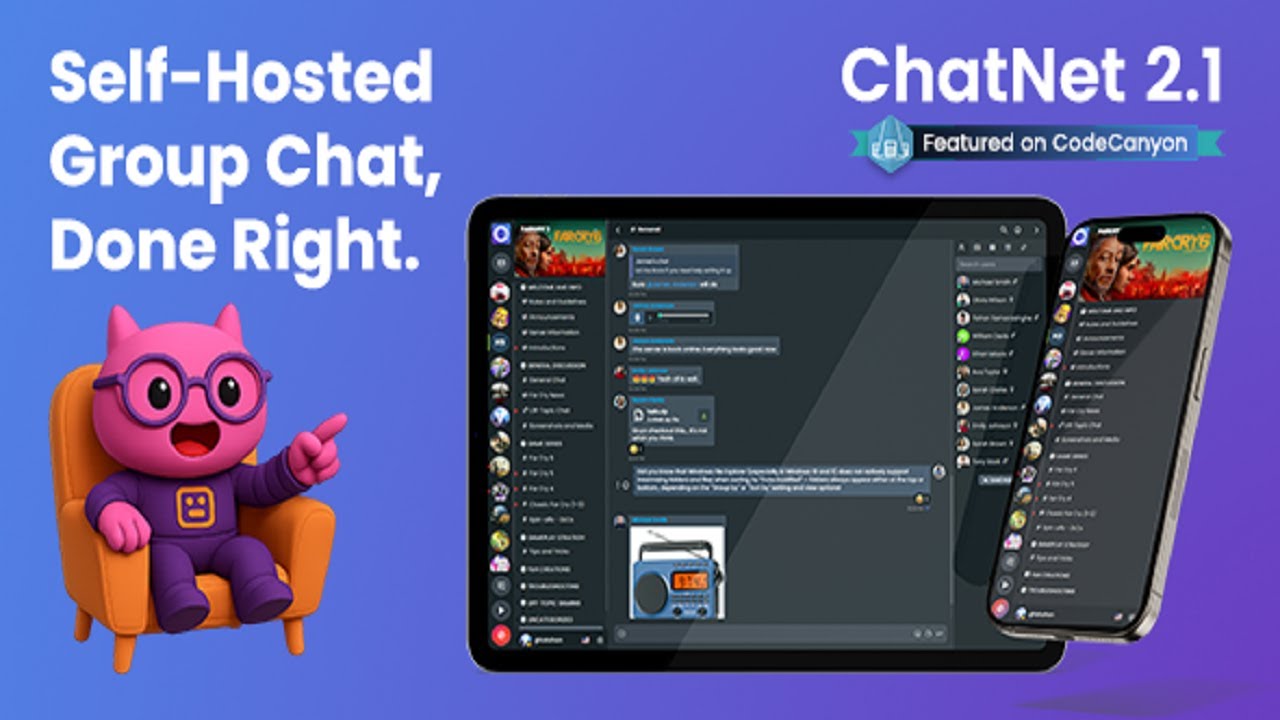 ChatNet PHP Chat Room Private Chat Script - YouTube