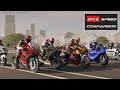 Bike speed comparison 3d  fastest motorcycle 3d comparison