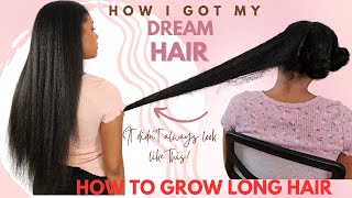 My Natural Hair Care Routine for Growth &amp; Length Retention | How to grow long hair!