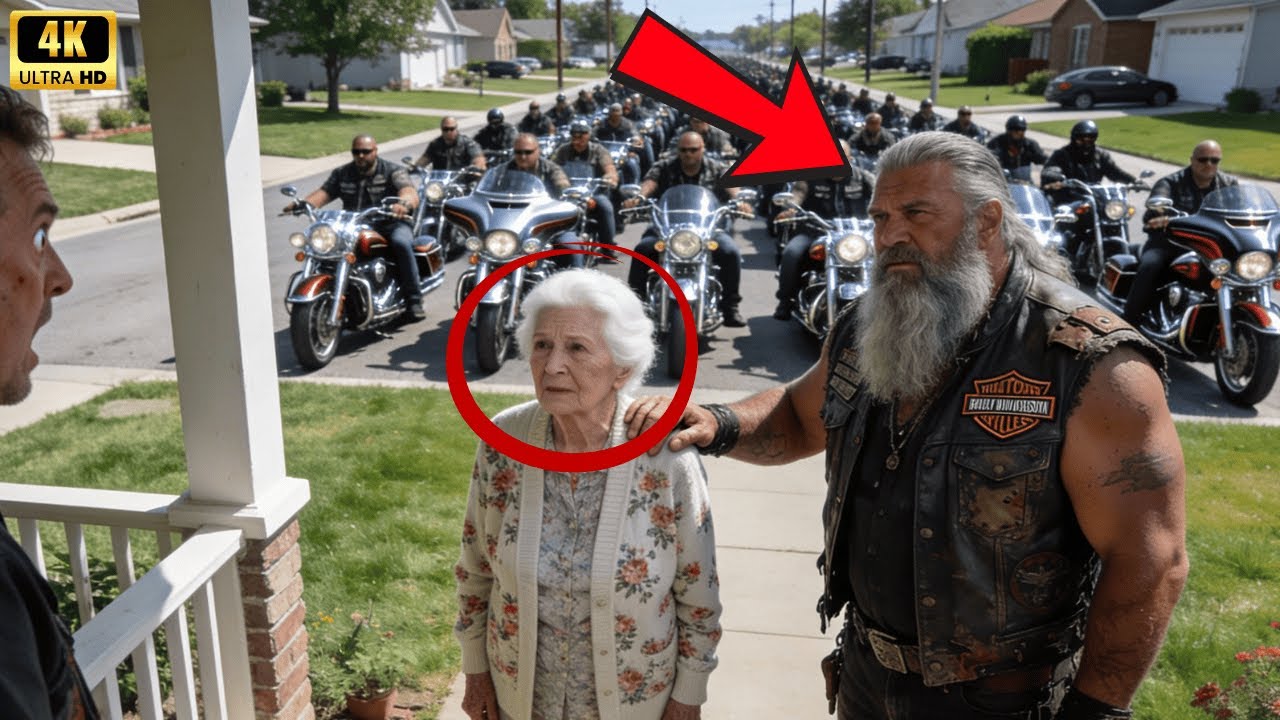 "Help Me!" Grandma Begged Bikers. Why 100 Hells Angels Just Confronted Her Bully Left Him In Tears.
