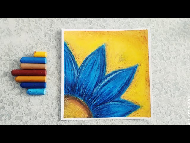 Easy Oil Pastel Drawing for Beginners - A Girl in Moonlight - Step by Step  - YouTube