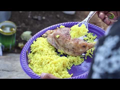 Traditional Palestinian Food at a Mountain in Hebron, Palestine