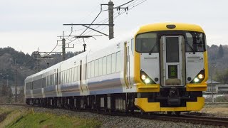 E257系 成田山初詣臨時列車 走行動画。(安食～下総松崎 間)