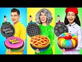 Me vs Grandma Cooking Challenge | Cake Decorating Secret Challenge by Yummy Jelly
