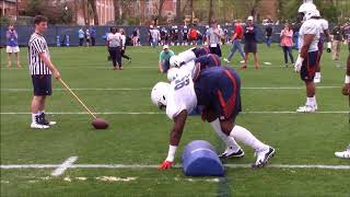 Auburn Defensive Line Drills: Spring Practice 9