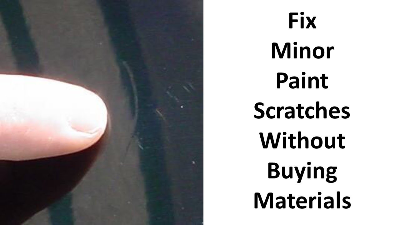 How to Fix Minor Paint Scratches With Things You Have at Home YouTube