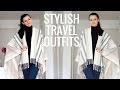 4 Stylish Travel Outfit Ideas for Fall/Winter Travel