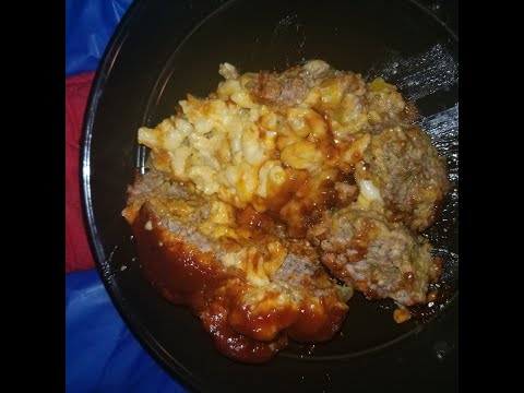 Mac and Cheese Stuffed Meatloaf