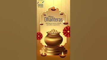 ✨💰 Dhanteras 2025 Special | Lakshmi Mata Bhakti Status | Festival of Prosperity ✨