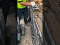 Perfect Wall Coping Installation Technique! #Masonry #Stonework #Satisfying Builds