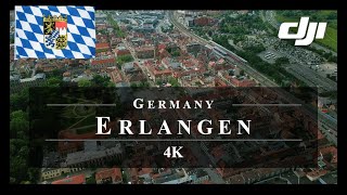 Erlangen 🇩🇪 Drone Aerial 4K | Germany Deutschland Duitsland