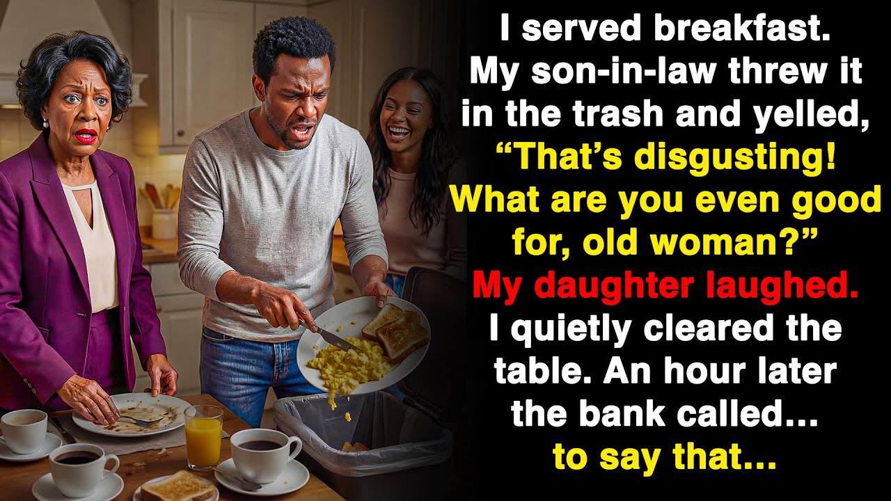 He threw away the breakfast I made and yelled, “You’re a woman who’s achieved nothing!”