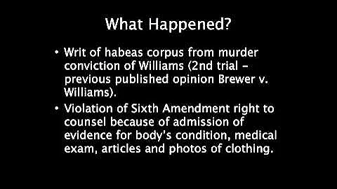 Nix v Williams Case Summary