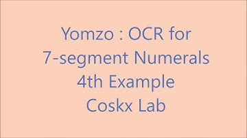 Yomzo : OCR for 7-Segment Numerals 4th example