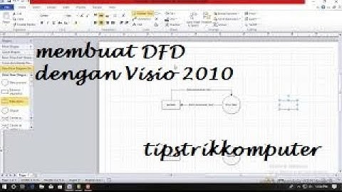 Membuat Data Flow Diagram DFD dengan Microsoft Visio 2010