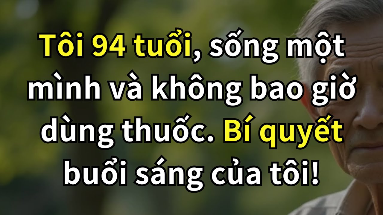 TÔI 94 TUỔI - 5 THÓI QUEN BUỔI SÁNG NÀY GIÚP TÔI KHỎE MẠNH HƠN NHỮNG NGƯỜI BẰNG NỬA TUỔI TÔI!