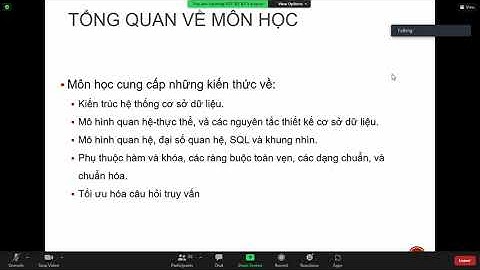 Cơ sở dữ liệu | Buổi 1 | 2021 09 06 08 59 51