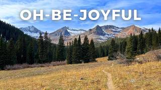 Oh-be-joyful Trail Hike 🍂 | Late Fall Hiking in Crested Butte, Colorado
