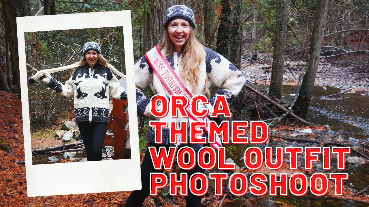 Orca Themed wool Photoshoot with Eh! Canada Travel