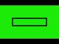 فيديو كروما خضراء مستطيل تاثيرات شفافة للمونتاج   