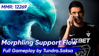🌊 SAKSA MORPHLING FLOW POS 4 | Dota 2 Support Pro Gameplay 7.37 screenshot 2