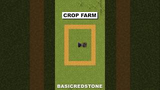 Crop Farm in Minecraft! #minecraft #shorts @BasicRedstone