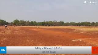 BG Night Rider vs King 1 live cricket match |  live - CISF Ground Mana Airport Raipur (Chhattisgarh