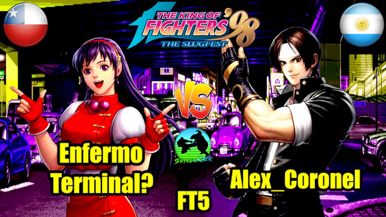 // KOF 98 //🇨🇱Enfermo_Terminal??🇨🇱 🆚 🇦🇷Alex_Coronel🇦🇷 FT5 Rankeado ...