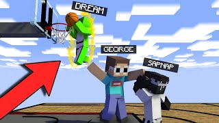 Dream and George BULLYING Sapnap in Minecraft Basketball
