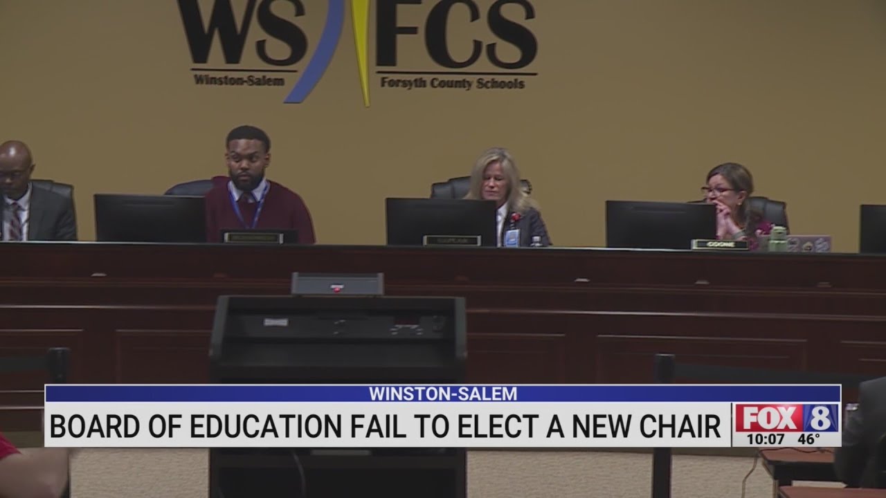 Winston-Salem/Forsyth County Schools fails to elect new board of education chair for 2nd time