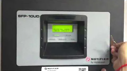 How to Test Fire Alarm System For SFP-10UD Notifier At Western Universty Diamond