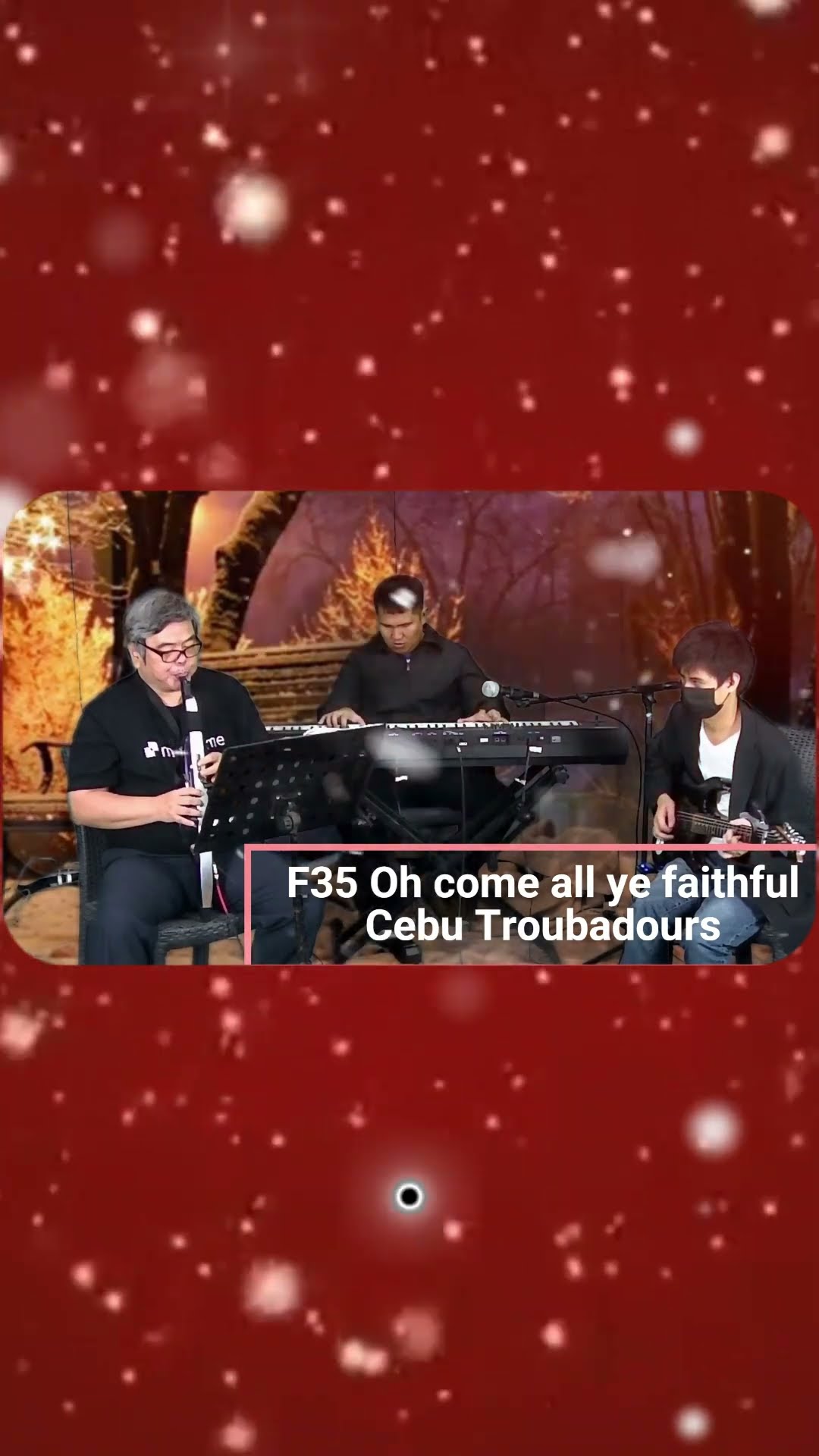 C1296 Oh come all ye faithful #happyholidays #christmas #cebutroubadours #ngkhai #ngenius