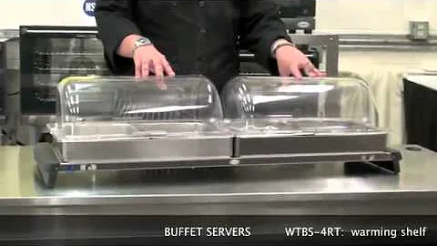 Cadco WARMING SHELF & BUFFET SERVER video 3 20 12